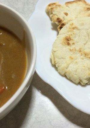 薄力粉のナン-レシピのメイン写真