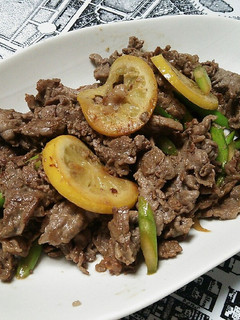 塩レモンでお手軽牛肉炒め-レシピのメイン写真