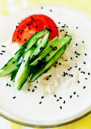☆韓国の夏料理☆やさしい味の豆そうめん!-レシピのメイン写真