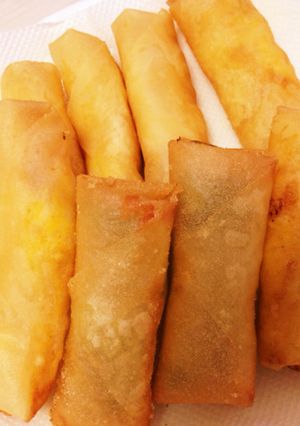 えびとタルタルの春巻き♡ディズニー風！？-レシピのメイン写真