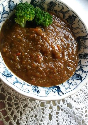 すりおろしきゅうりで、食べるカレースープ-レシピのメイン写真