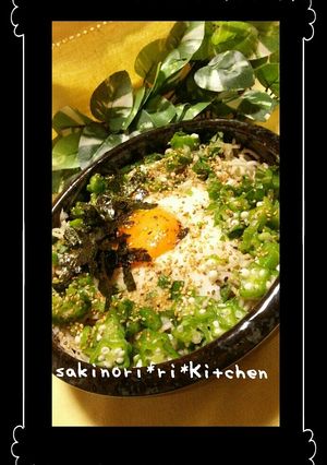 オクラとろろでぶっかけ蕎麦-レシピのメイン写真