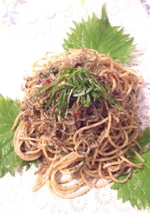 ♪大葉とジャコのゆかりパスタ♪-レシピのメイン写真
