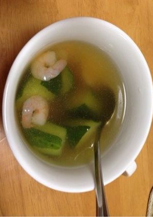 胡瓜とエビの冷製スープ-レシピのメイン写真