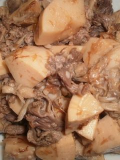 牛肉とタケノコの煮もの-レシピのメイン写真