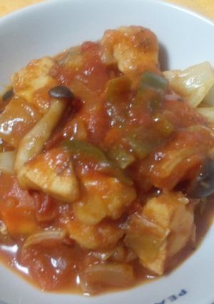 ☆簡単♪キャベツと鶏肉のトマト煮☆-レシピのメイン写真