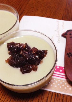 卵不使用☆簡単♪抹茶ミルクプリン-レシピのメイン写真