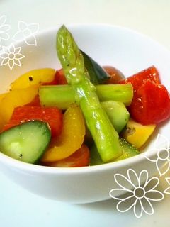 夏野菜のカラフルサラダ-レシピのメイン写真
