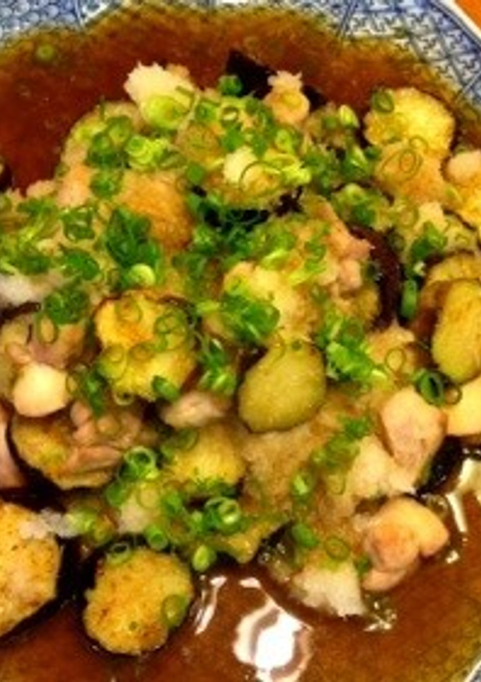 ナスと鶏もものみぞれ和え-レシピのメイン写真