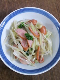 マキシマムでエシャロットとウィンナー炒め-レシピのメイン写真
