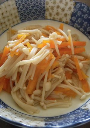 えのきとにんじん・ほぼ調味なし-レシピのメイン写真