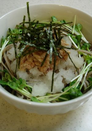 ツナおろし蕎麦-レシピのメイン写真