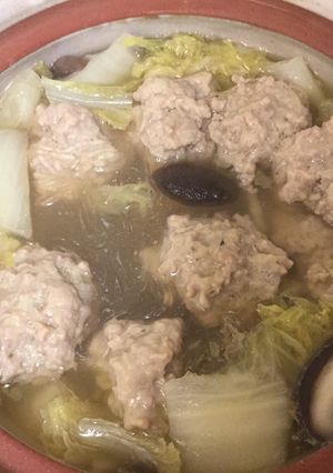野菜と春雨柔らか肉団子の中華鍋-レシピのメイン写真