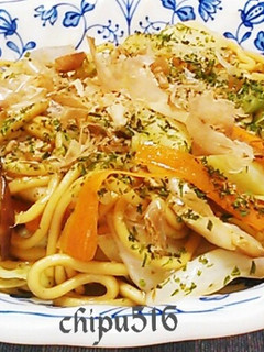 簡単 子供が喜ぶ!お昼に我が家の焼きそば-レシピのメイン写真