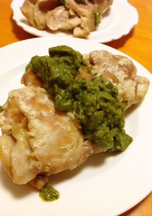 鶏もも肉の大葉梅ソースがけ♡-レシピのメイン写真