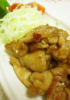 ご飯がすすむ☆簡単♪豚肉の甘酢焼き-レシピのメイン写真