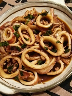 大葉にんにく醤油!バターいか焼き♪-レシピのメイン写真