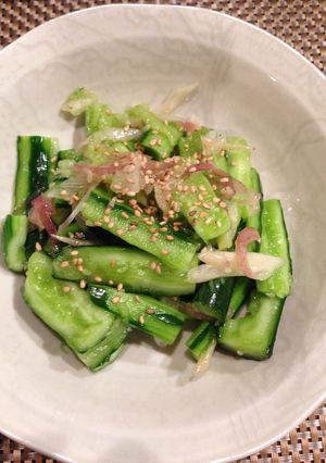 やみつきたたきキュウリでとりビー♪-レシピのメイン写真