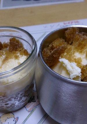 コーヒーとカップアイスの簡単夏おやつ♪-レシピのメイン写真