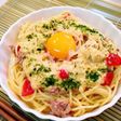 ツナとトマトのとろとろ冷製パスタ