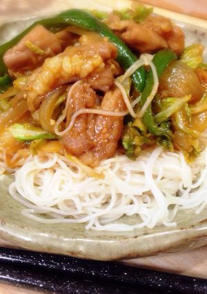 コチュジャンで☆ピリ辛スタミナそうめん-レシピのメイン写真