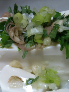 薬味たっぷりが美味しい冷奴-レシピのメイン写真