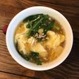 ポカポカ♡中華風ニラ玉とろみスープ