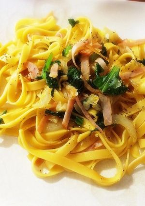 フェットチーネでバター醤油パスタ-レシピのメイン写真