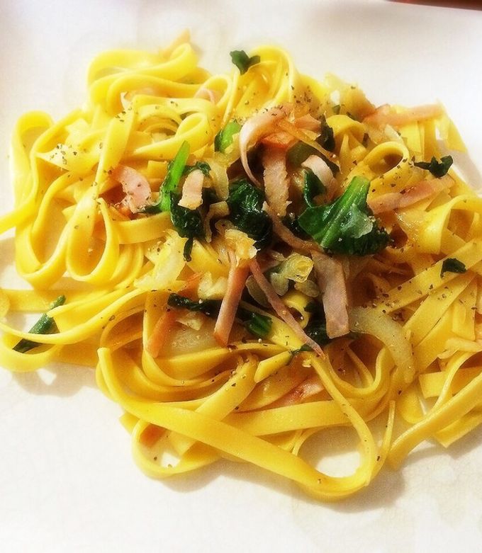 フェットチーネでバター醤油パスタ-レシピのメイン写真