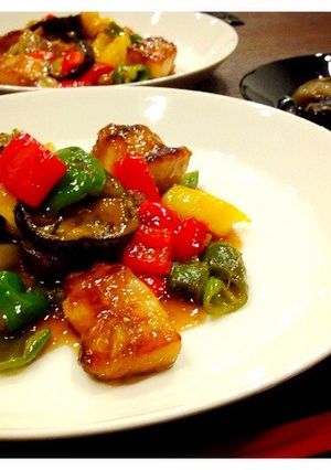 梅がポイント夏野菜酢豚-レシピのメイン写真