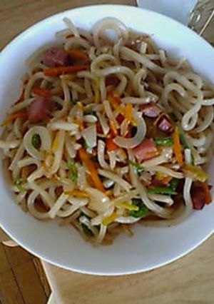 野菜たっぷりヘルシー焼きうどん-レシピのメイン写真