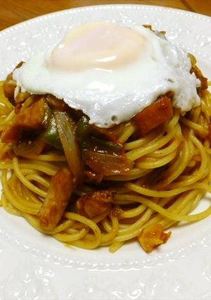 生トマト入りナポリタン♪-レシピのメイン写真