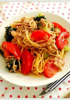 簡単☆おしゃれ!ツナとトマトのパスタ☆-レシピのメイン写真