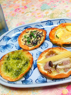 ☆餃子の皮でおつまみピザ☆-レシピのメイン写真