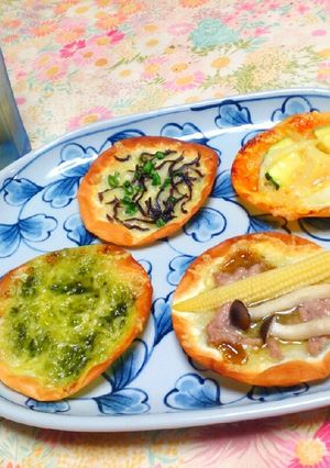 ☆餃子の皮でおつまみピザ☆-レシピのメイン写真