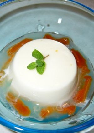 杏仁豆腐・杏ソース添え-レシピのメイン写真