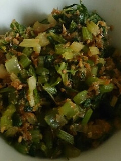 カブとセロリの葉っぱふりかけ-レシピのメイン写真