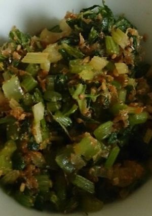 カブとセロリの葉っぱふりかけ-レシピのメイン写真