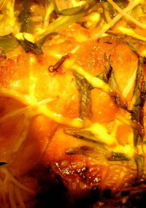 味噌焼き鮭onわんさかキャベツもやし-レシピのメイン写真