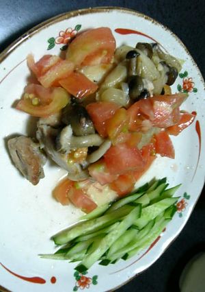 具沢山♪鶏肉のガーリックソテー-レシピのメイン写真