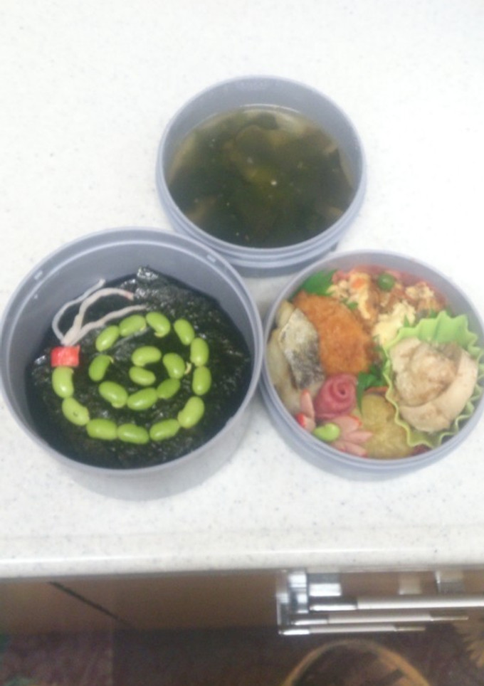 蚊取り線香！のり弁！-レシピのメイン写真