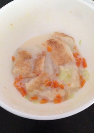離乳食完了期 牛乳つけパン-レシピのメイン写真