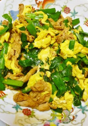 肉ニラ玉生姜焼き味-レシピのメイン写真