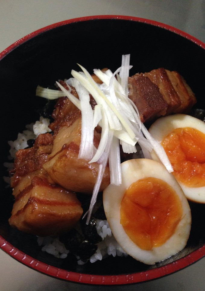 角煮丼♪味玉付き-レシピのメイン写真