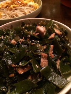 ワカメの炒め物-レシピのメイン写真