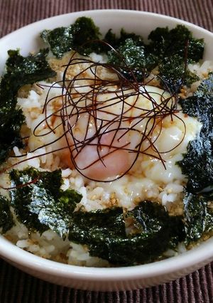 簡単美味しいお昼ごはん★温玉丼★-レシピのメイン写真