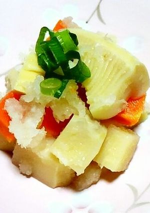 タケノコと人参のおろしあえ♪-レシピのメイン写真