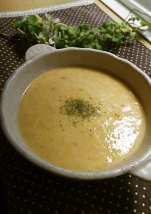 速攻栄養♡しめじトマトの冷製コーンスープ-レシピのメイン写真