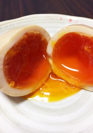 ＊すぐ出来る！絶品味付き半熟たまご＊-レシピのメイン写真