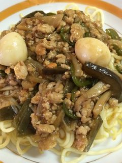 青椒肉絲の素で!あんかけ焼きそば-レシピのメイン写真